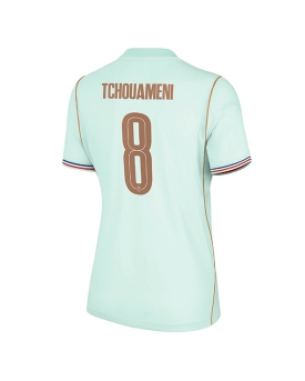 Billige Fotballdrakt Frankrike Aurelien Tchouameni #8 Replika Bortedrakt Dame VM 2026 Kortermet Billige Fotballdrakt Frankrike Aurelien Tchouameni #8 Replika Bortedrakt Dame VM 2026 Kortermet